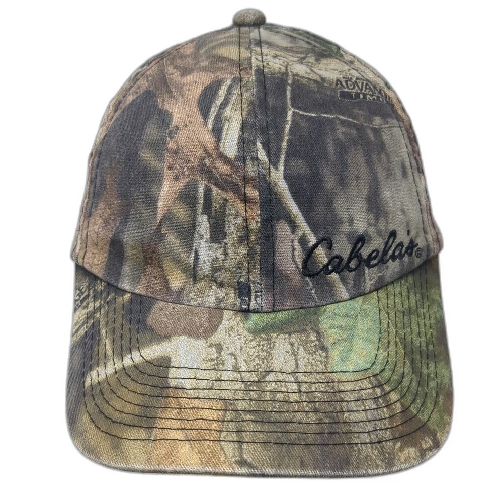 Cabela's Baseball Cap Green Camo One Size Gore-Tex Advantage Timber Hunting Hat